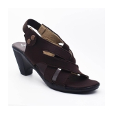 Dream Makers - Maroon Women''s Sandal Heels - None