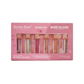 Seven Seas Babe Glittery Lip Gloss Water & Smudge Proof With High Shine Lip Color For Glossy Look