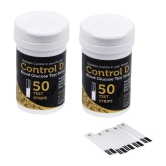 Control D - 2X50 Strip 100 Sugar Test Strips Expiry March 2024