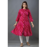 Lee Moda - Red Cotton Women''s Front Slit Kurti ( Pack of 1 ) - None