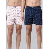 Joven White Cotton Mens Boxer- ( Pack of 2 ) - None