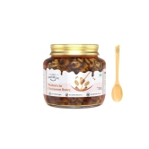 Farm Naturelle-Walnuts-Akhrot (Dry Fruit) in Cinnamon Infused Wild Forest Honey-A Gift for your loved ones-400GM (Glass Bottle)