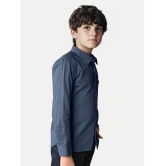 Radprix Single 100% Cotton Full Sleeves Shirt ( Blue ) - None