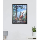 Saf 5D Animal Painting With Frame