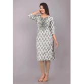 JC4U - Grey Cotton Womens Straight Kurti ( Pack of 1 ) - None