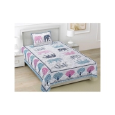 FrionKandy Living Cotton Animal 1 Single with 1 Pillow Cover - Multicolor - Multicolor