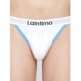 La Intimo Cotton Mens Bikini ( White ) - None