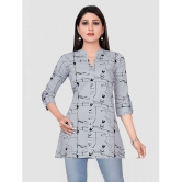 Meher Impex - Grey Cotton Blend Women''s Tunic ( Pack of 1 ) - None