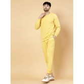 Rigo - Yellow Cotton Regular Fit Mens Tracksuit ( Pack of 1 ) - None