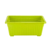 13 Inch Green Rectanglar Plastic Window Planter