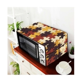 E-Retailer Single Polyester Brown Microwave Oven Cover -