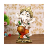 eCraftIndia Showpiece Resin Ganesha Idol 7 x 8 cms Pack of 1