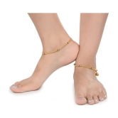 AanyaCentric - Gold Anklets ( Pack of 2 ) - Gold