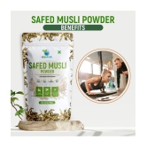 VEDAPURE Safed Musli Powder Supports Muscle Mass,Bones & Joints Boosts Energy, Immunity & Stamina -100gm (Pack of 1)