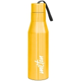 Milton - SUPER 750,YELLOW Yellow Water Bottle 650 mL ( Set of 1 ) - Yellow