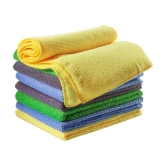 INGENS - Multicolor 250 GSM Microfiber Cloth For Automobile ( Pack of 8 )