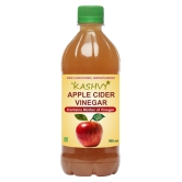 Kashvy Apple Cider Vinegar with Mother of Vinegar, 500 ml Unflavoured Single Pack