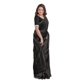 Handwoven Zari Silk Saree with Tassel - Black