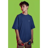 Upgrade Your Wardrobe with the Bwolves Blue Oversized Tee-XXL