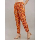 Frionkandy Orange Printed Pant Top Set - None