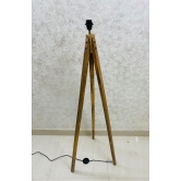 Wooden Floor Lamp, 3-Leg Lamp