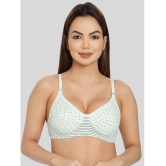 ILRASO - Green Cotton Non Padded Women's T-Shirt Bra ( Pack of 1 ) - None