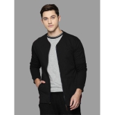 Leotude Fleece Men''s Casual Jacket - Black ( Pack of 1 ) - None