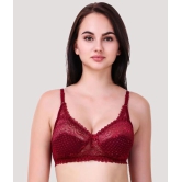 Kiran Enterprises Beige,Maroon Net Non Padded Womens Bralette Bra ( Pack of 2 ) - None