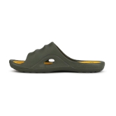 Aqualite Green Mens Slide Flip Flop - None