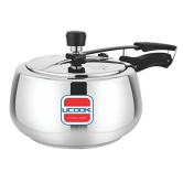 UCOOK By United Ekta Engg. Stainless Steel Silvo Induction Pressure Cooker, 3 Litre, Silver