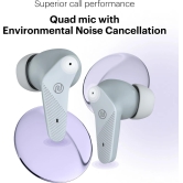 Noise Buds VS102 Neo with 40 Hrs Playtime, Environmental Noise Cancellation, Quad Mic Bluetooth Headset Ice Blue