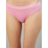 C9 Airwear Pink Nylon Solid Womens Briefs ( Pack of 2 ) - None