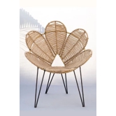 Natural Jute Flower Chair