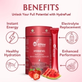 WishNew Wellness HydraFuel: Prime Electrolyte Energy Workout Drink Mix | Get Daily Hydration & Instant Energy Boost | Strawberry-Watermelon with natural Sweetness| 20 Sachets | Suitable for Men &