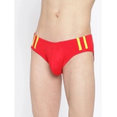 La Intimo Cotton Mens Bikini ( Red ) - None