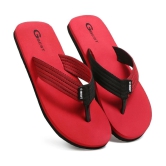 G Best Red Mens Thong Flip Flop - None