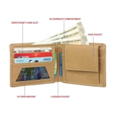 Loopa PU Beige Casual Regular Wallet - Beige