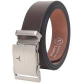 Loopa - Brown Leather Mens Formal Belt ( Pack of 1 ) - 30