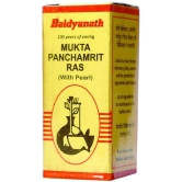 Baidyanath Muktapanchamrit Ras with Pearls Tablet 10 no.s Pack of 1