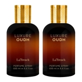 LA FRENCH Luxure Oud Eau De Parfum (EDP) For Men 200ml ( Pack of 2 )