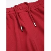 Dillinger Red Fleece Mens Trackpants ( Pack of 1 ) - None