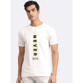 Bewakoof - White Cotton Regular Fit Men's T-Shirt ( Pack of 1 ) - None