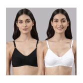 Dollar Missy Multicolor Cotton Non Padded Womens Everyday Bra ( Pack of 2 ) - None