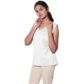 Radprix Cotton Camisoles - White Single - None