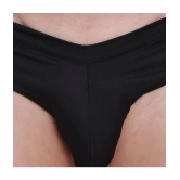 BASIICS By La Intimo - Black BCSSS03 Polyester Mens Briefs ( Pack of 1 ) - None