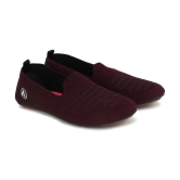 Aqualite Maroon Womens Slip On - None