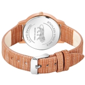 Loretta MT-315 Orange Leather Belt Slim Dial Women & Girls Watch