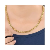 AanyaCentric 22inches Long Gold Plated Chain for Men Women Girls Boys - None