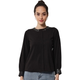 ALL WAYS YOU Women Top Crepe fabric  Black XS