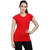 Diaz Cotton Red T-Shirts - Single - None